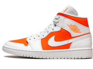 CZ0774-800 Air Jordan 1 Mid Bright Citrus (W)