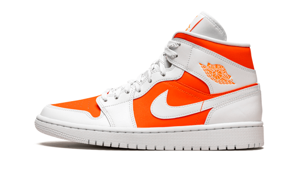 CZ0774-800 Air Jordan 1 Mid Bright Citrus (W)