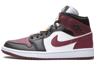 CZ4385-016 Air Jordan 1 Mid SE Black Dark Beetroot (W)