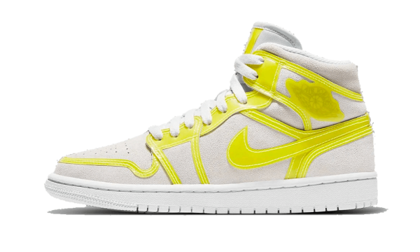 DA5552-107 Air Jordan 1 Mid LX Optic Yellow (W)