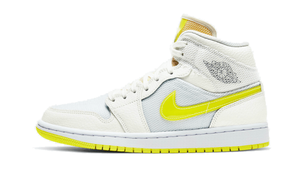 DB2822-107 Air Jordan 1 Mid SE Voltage Yellow (W)