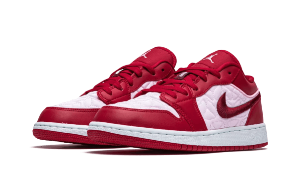 DB3621-600 Air Jordan 1 Low SE Red Quilt (GS)