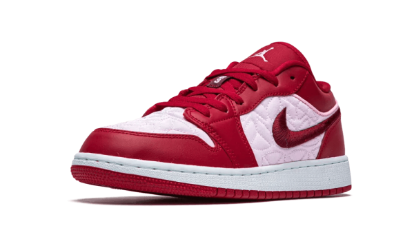 DB3621-600 Air Jordan 1 Low SE Red Quilt (GS)