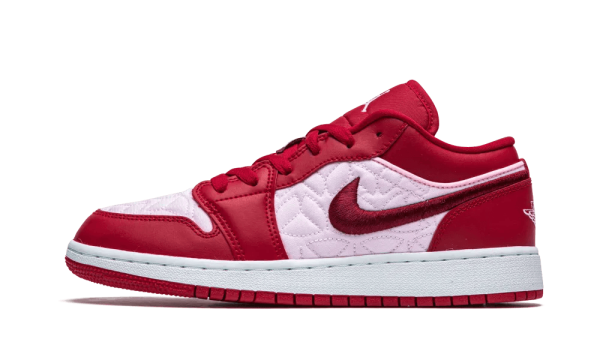 DB3621-600 Air Jordan 1 Low SE Red Quilt (GS)