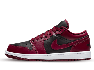 DC0774-006 Air Jordan 1 Low WMNS Black Maroon