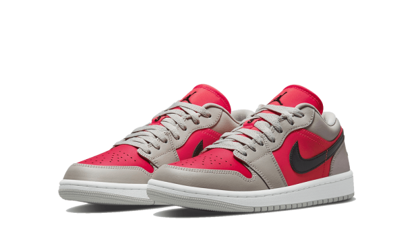 DC0774-060 Air Jordan 1 Retro Low Light Iron Ore Siren Red (W)