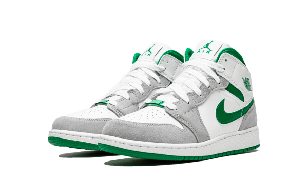 DC7248-103 Air Jordan 1 Mid Grey Green (GS)