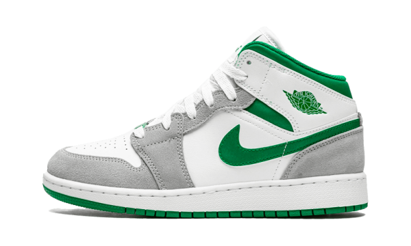 DC7248-103 Air Jordan 1 Mid Grey Green (GS)