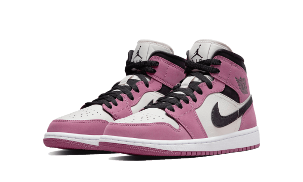 DC7267-500 Air Jordan 1 Mid Berry Pink (W)