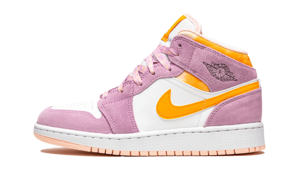 DC9517-600 Air Jordan 1 Mid Arctic Pink (GS)