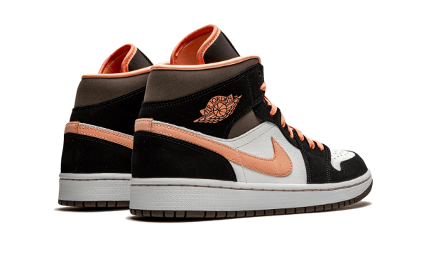 DH0210-100 Air Jordan 1 Mid Peach Mocha (W)