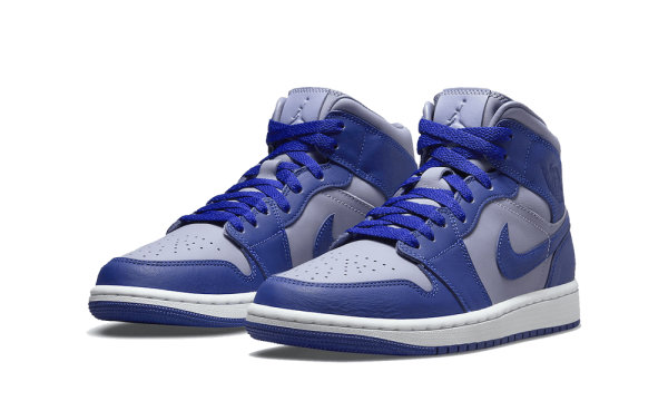 DH7821-500 Air Jordan 1 Mid Iron Purple Deep Royal (W)