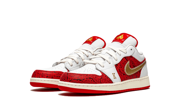 DJ5186-100 Air Jordan 1 Low Spades (GS)