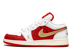 DJ5186-100 Air Jordan 1 Low Spades (GS)