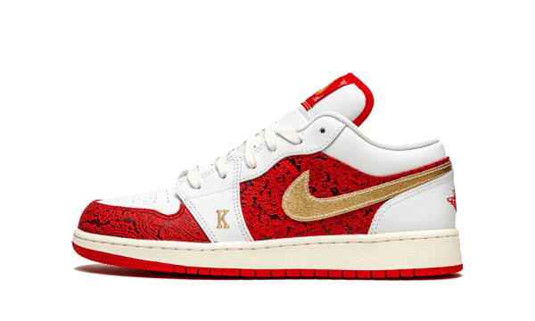 DJ5186-100 Air Jordan 1 Low Spades (GS)