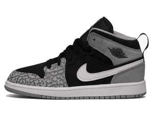 DM6215-016 Air Jordan 1 Mid Elephant Print (PS)