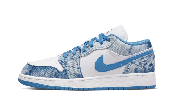 DM8947-100 Air Jordan 1 Low Washed Denim (GS)