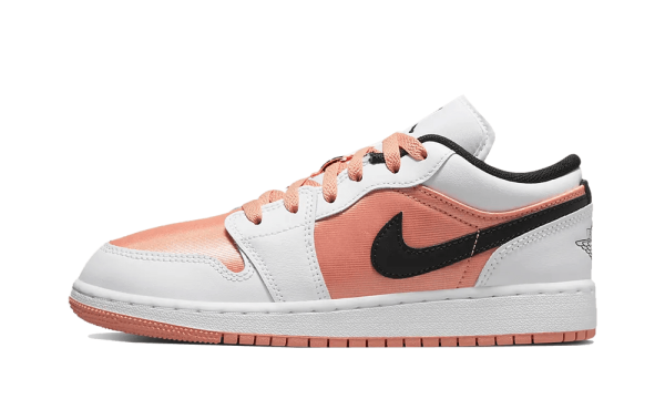 DM8960-801 Air Jordan 1 Low White Light Madder Root (GS)