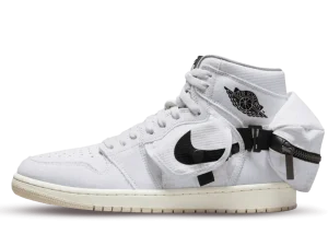 DO8727-100 Vroča prodaja Air Jordan 1 High OG Utility Stash White Black