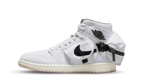 DO8727-100 Vroča prodaja Air Jordan 1 High OG Utility Stash White Black