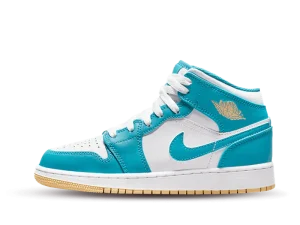 DQ8423-400 Air Jordan 1 Mid Aquatone (GS)