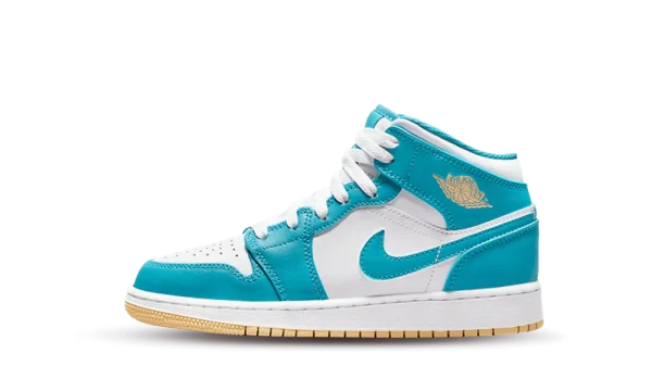 DQ8423-400 Air Jordan 1 Mid Aquatone (GS)