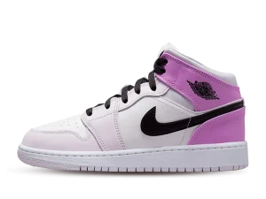 DQ8423-501 Air Jordan 1 Mid Barely Grape (GS)