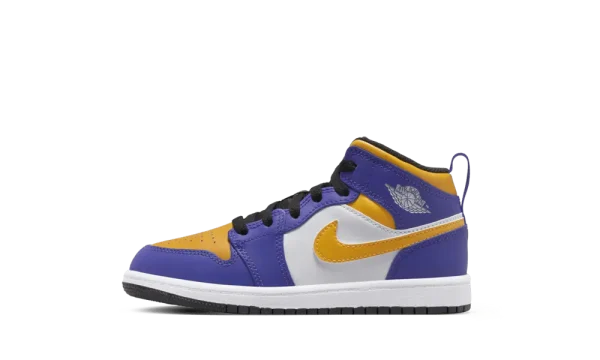 DQ8424-517 Air Jordan 1 Mid Lakers (PS)