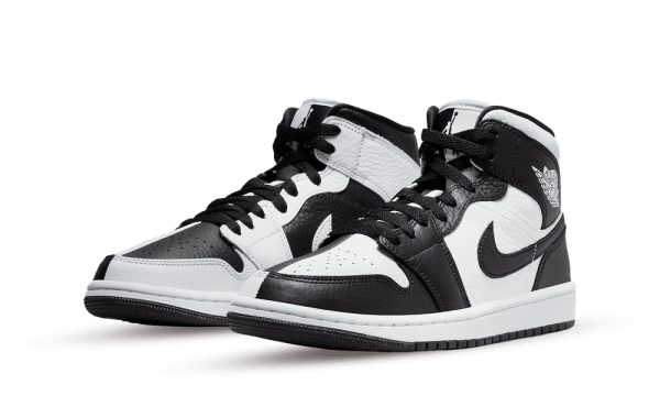 DR0501-101 Air Jordan 1 Mid Invert Black White (W)