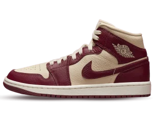 DR0501-200 Air Jordan 1 Mid SE Split Beach Cherrywood (W)