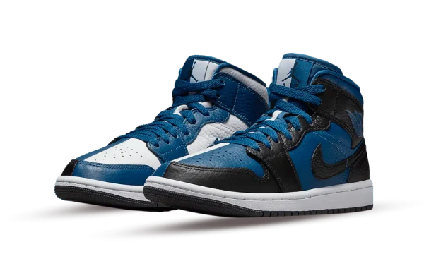 DR0501-401 Air Jordan 1 Mid Split French Blue (W)