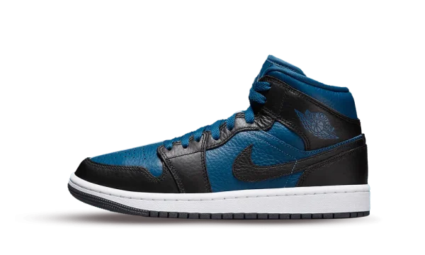 DR0501-401 Air Jordan 1 Mid Split French Blue (W)