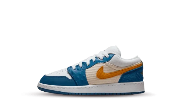 DR6960-400 Air Jordan 1 Low SE French Blue (GS)