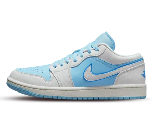 DV1299-104 Jordan 1 Low SE Reverse Ice Blue (W)