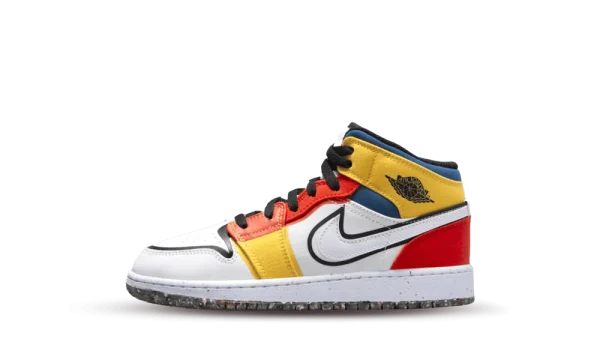 DV1316-100 Air Jordan 1 Mid SE Multicolor (GS)