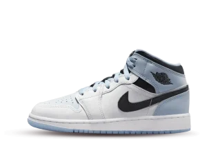 DV1337-104 Air Jordan 1 Mid SE Ice Blue (GS)