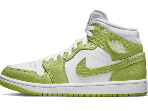 DV2959-113 Air Jordan 1 Mid Green Python (W)