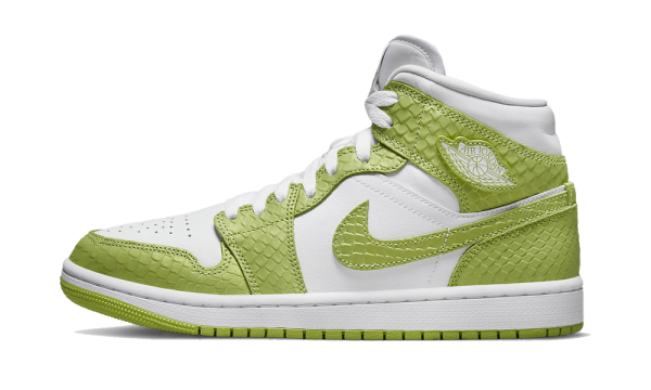 DV2959-113 Air Jordan 1 Mid Green Python (W)