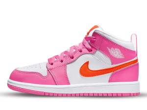 DX3238-681 Air Jordan 1 Mid Pinksicle Safety Orange (PS)