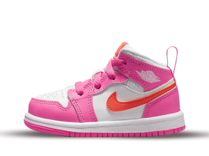 DX3239-681 Air Jordan 1 Mid Pinksicle Safety Orange (TD)