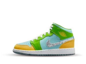 DX4368-400 Air Jordan 1 Mid SE Recycled Grind (GS)