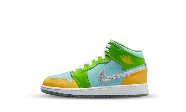 DX4368-400 Air Jordan 1 Mid SE Recycled Grind (GS)