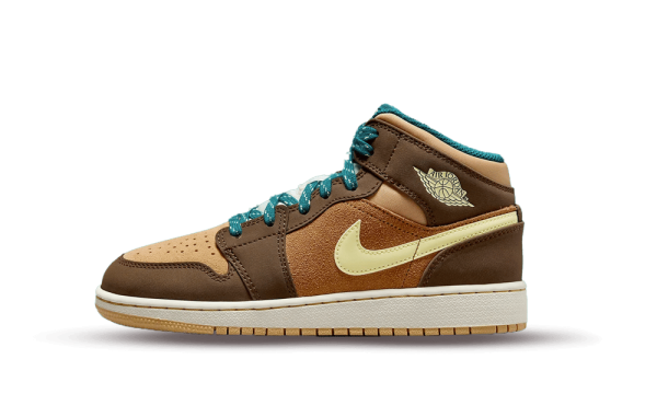 DZ6335-200 Air Jordan 1 Mid Cacao Wow (GS)