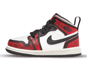 FB0566-006 Air Jordan 1 Mid Black White Sail Infrared 23 (TD)