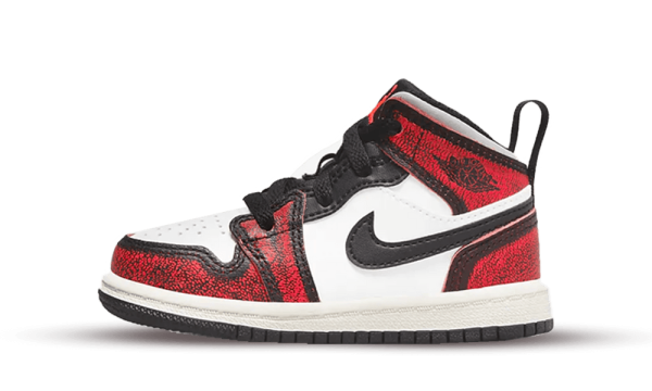 FB0566-006 Air Jordan 1 Mid Black White Sail Infrared 23 (TD)