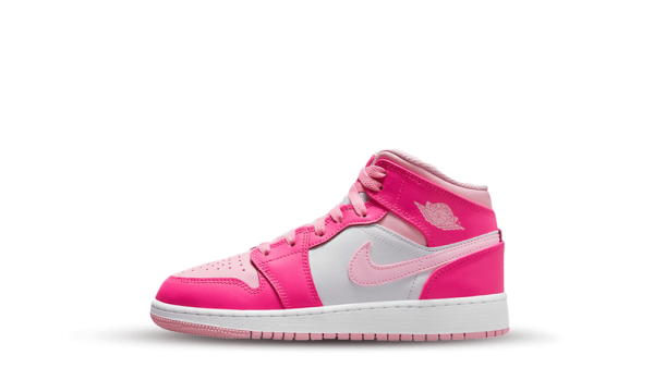 FD8780-116 Air Jordan 1 Mid Fierce Pink (GS)