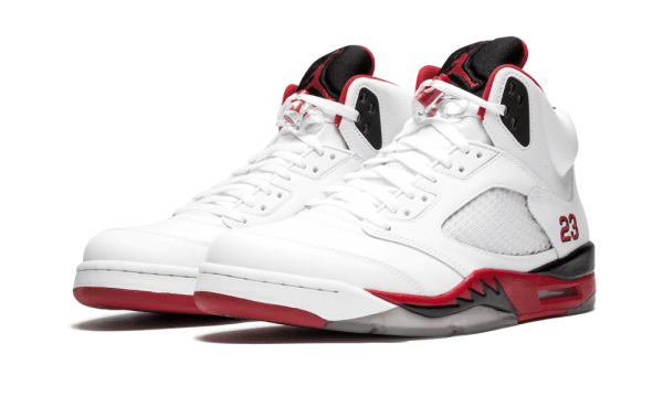 136027-120 Air Jordan 5 Retro Fire Red