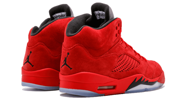 136027-602 Air Jordan 5 Retro Red Suede