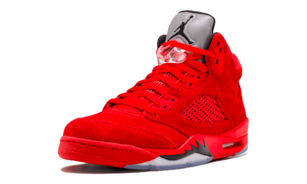 136027-602 Air Jordan 5 Retro Red Suede