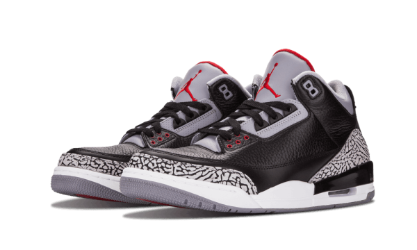 136064-010 Air Jordan 3 Retro Black Cement